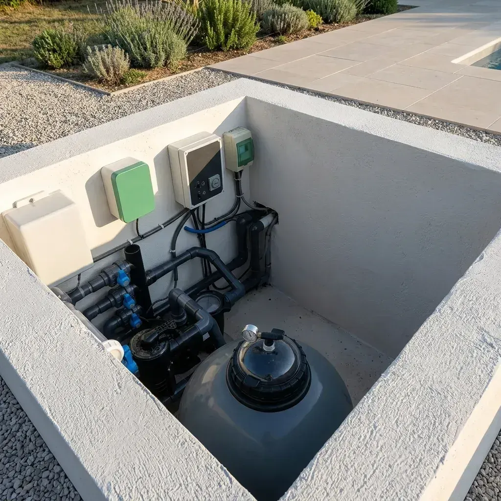 Étanchéité de local technique enterré dans l'Hérault — après (chantier 4)